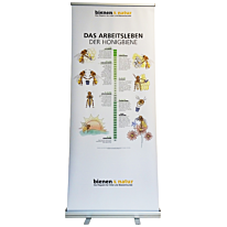 Das Arbeitsleben der Honigbiene Roll-Up 85x200 cm