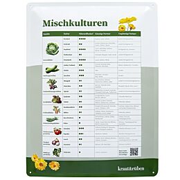 kraut&rüben Mischkultur-Schild